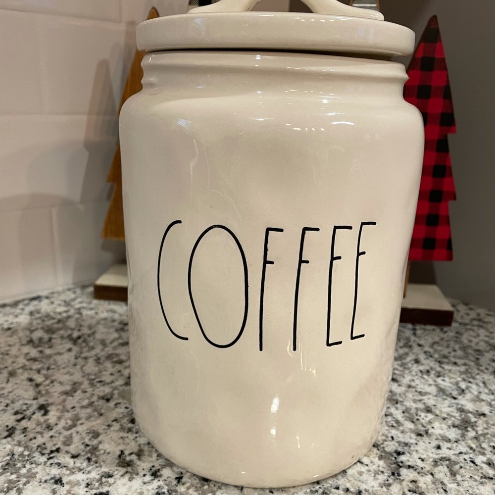 Rae Dunn coffee canister